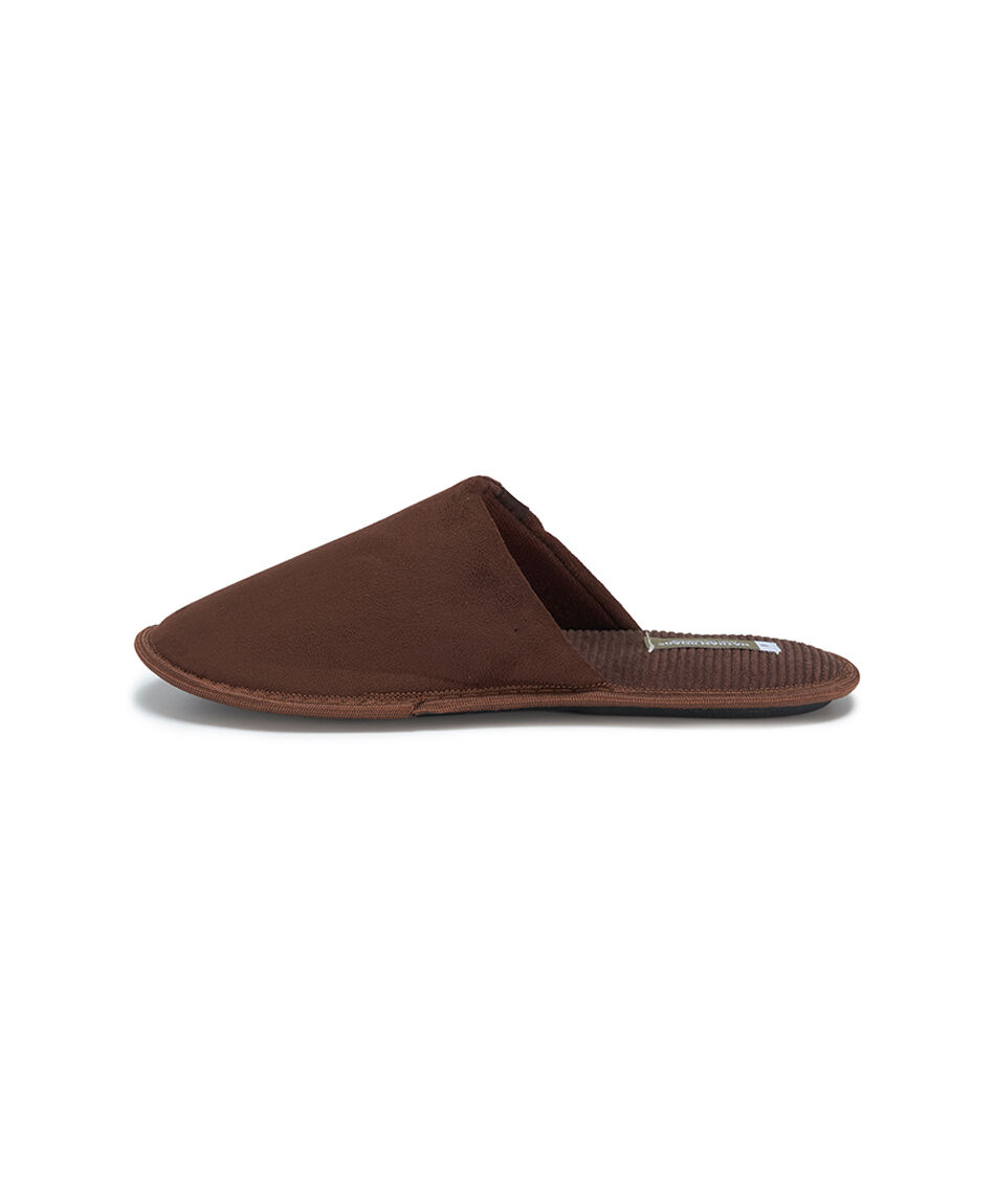 Pantufla hombre caf&eacute;