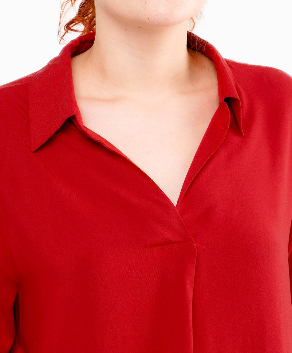 Blusa mujer lisa elegante