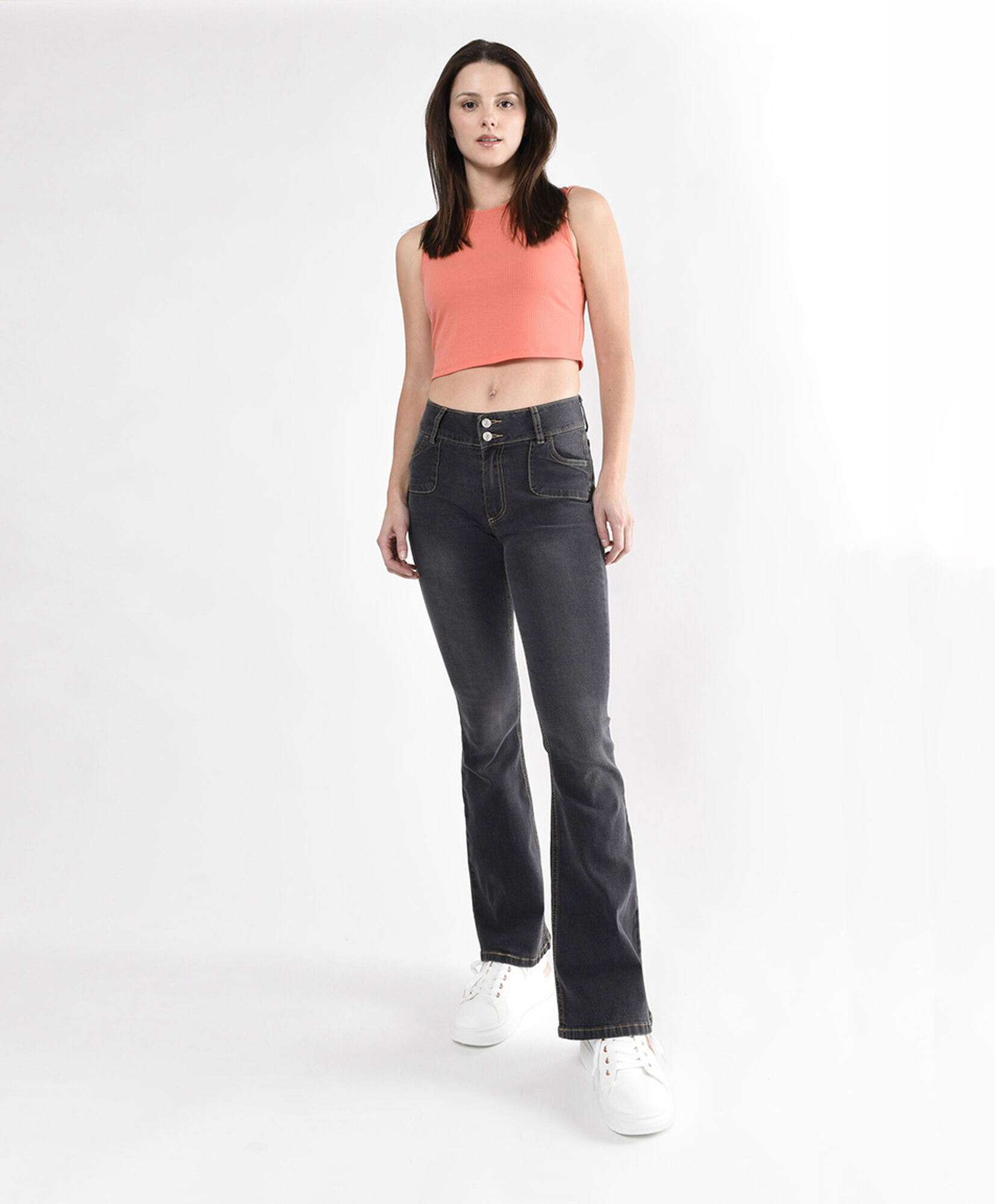 Jeans mujer desgastes flare Jeans mujer desgastes flare