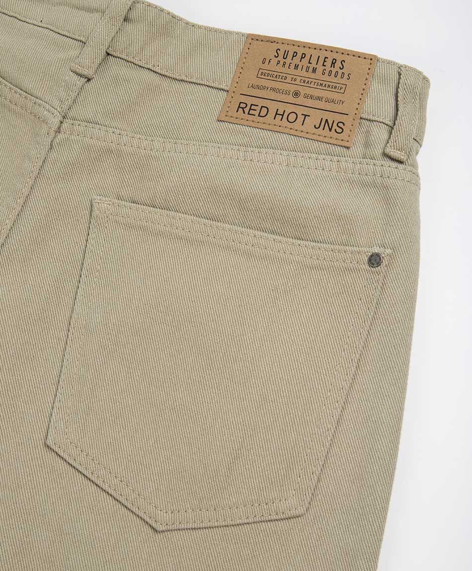 Bermuda hombre twill bolsillos