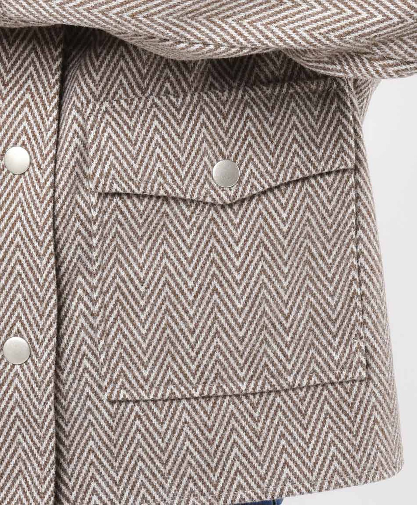 Chaqueta mujer zigzag bolsillos Chaqueta mujer zigzag bolsillos