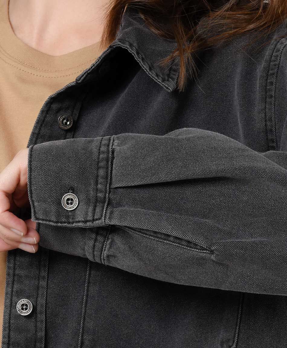 Blusa mujer denim dark