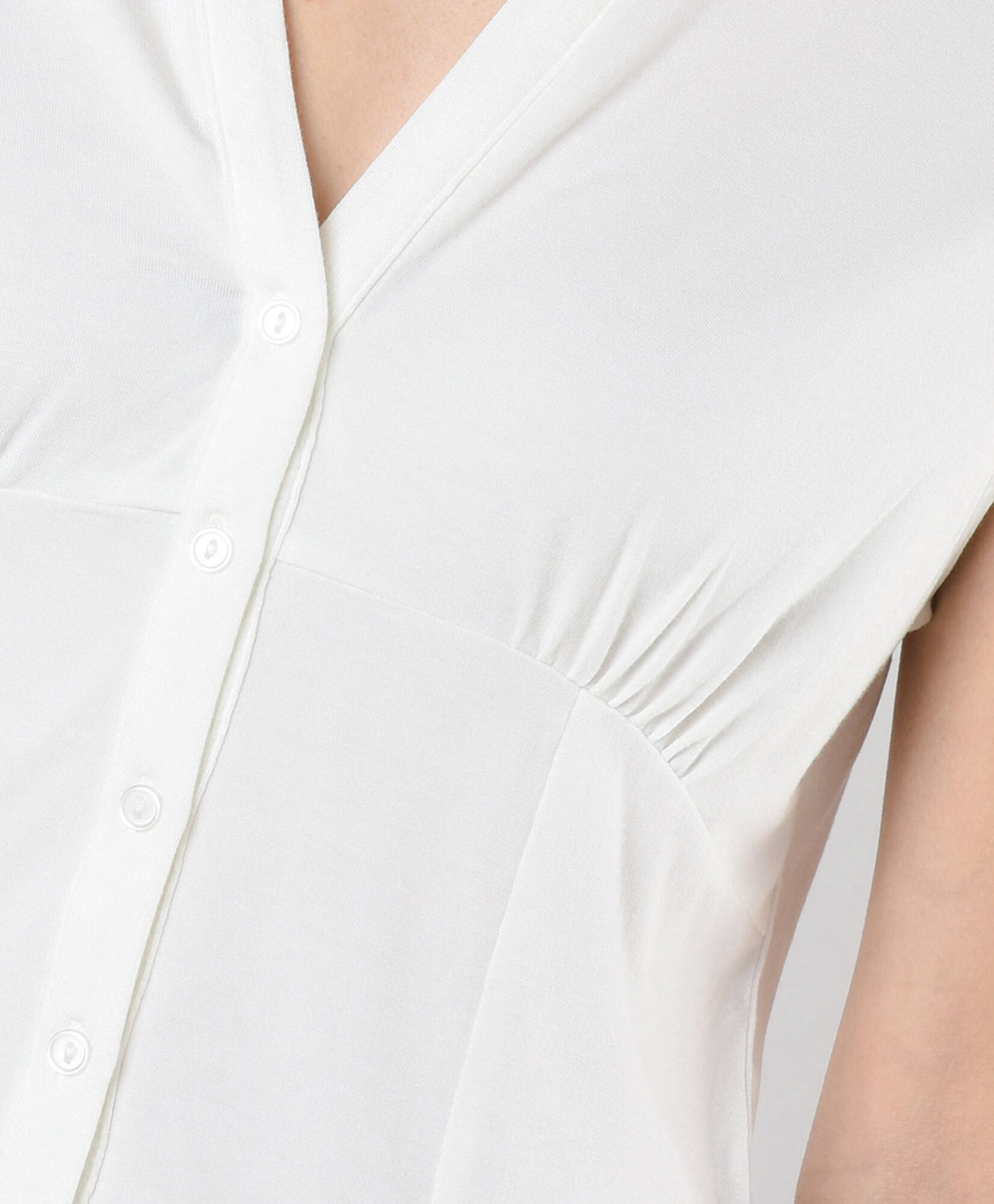 Blusa mujer pinzas blanca Blusa mujer pinzas blanca