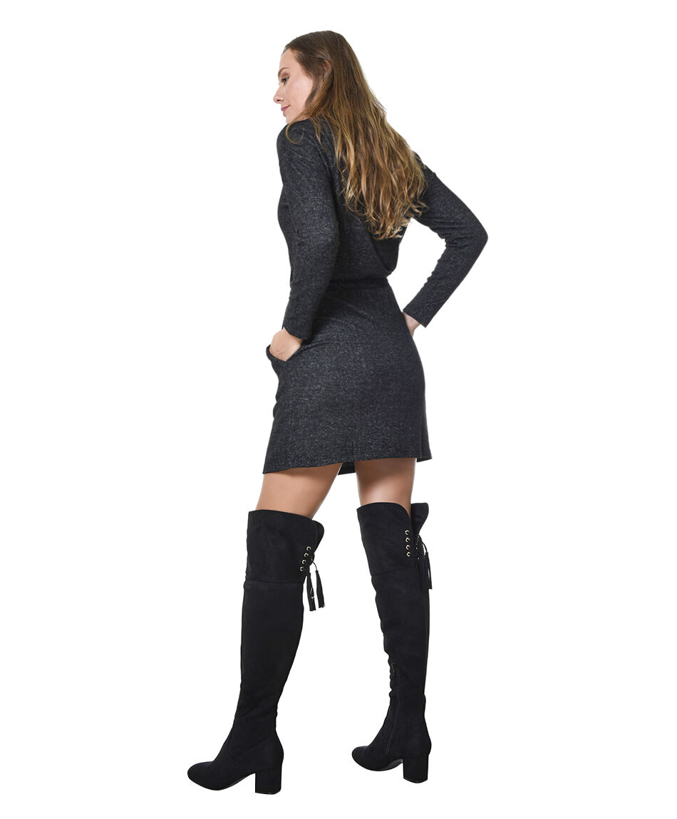 Vestido lanoso