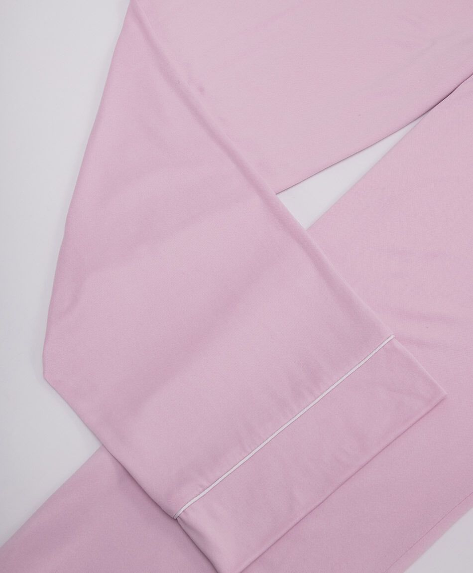 Pijama mujer camisero rosado