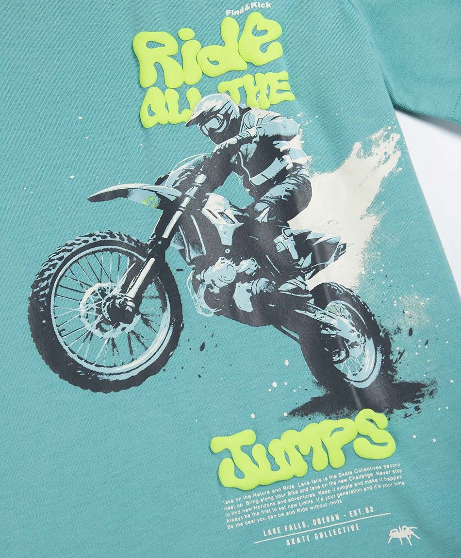 Polera ni&ntilde;o moto