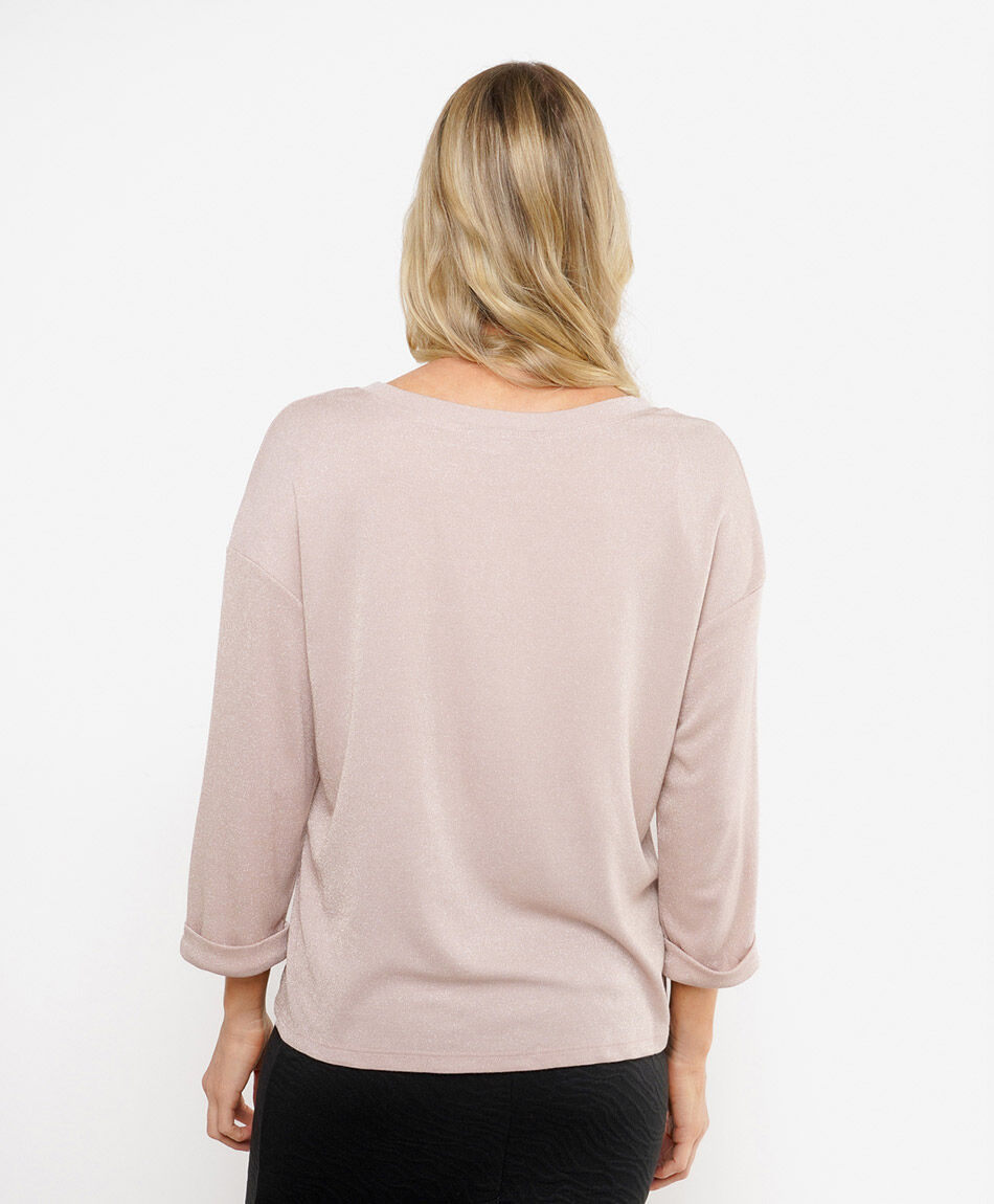 Polera mujer brillos
