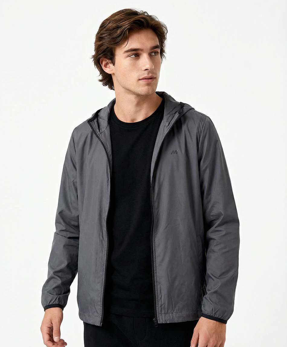 Cortaviento deportivo hombre liso