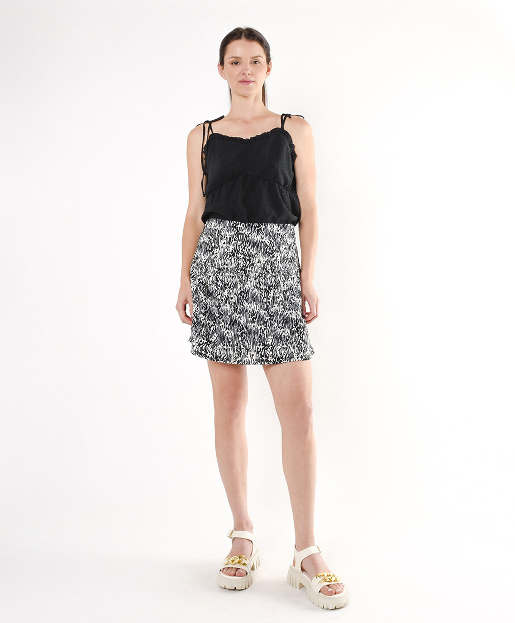 Mini falda mujer animal print Mini falda mujer animal print