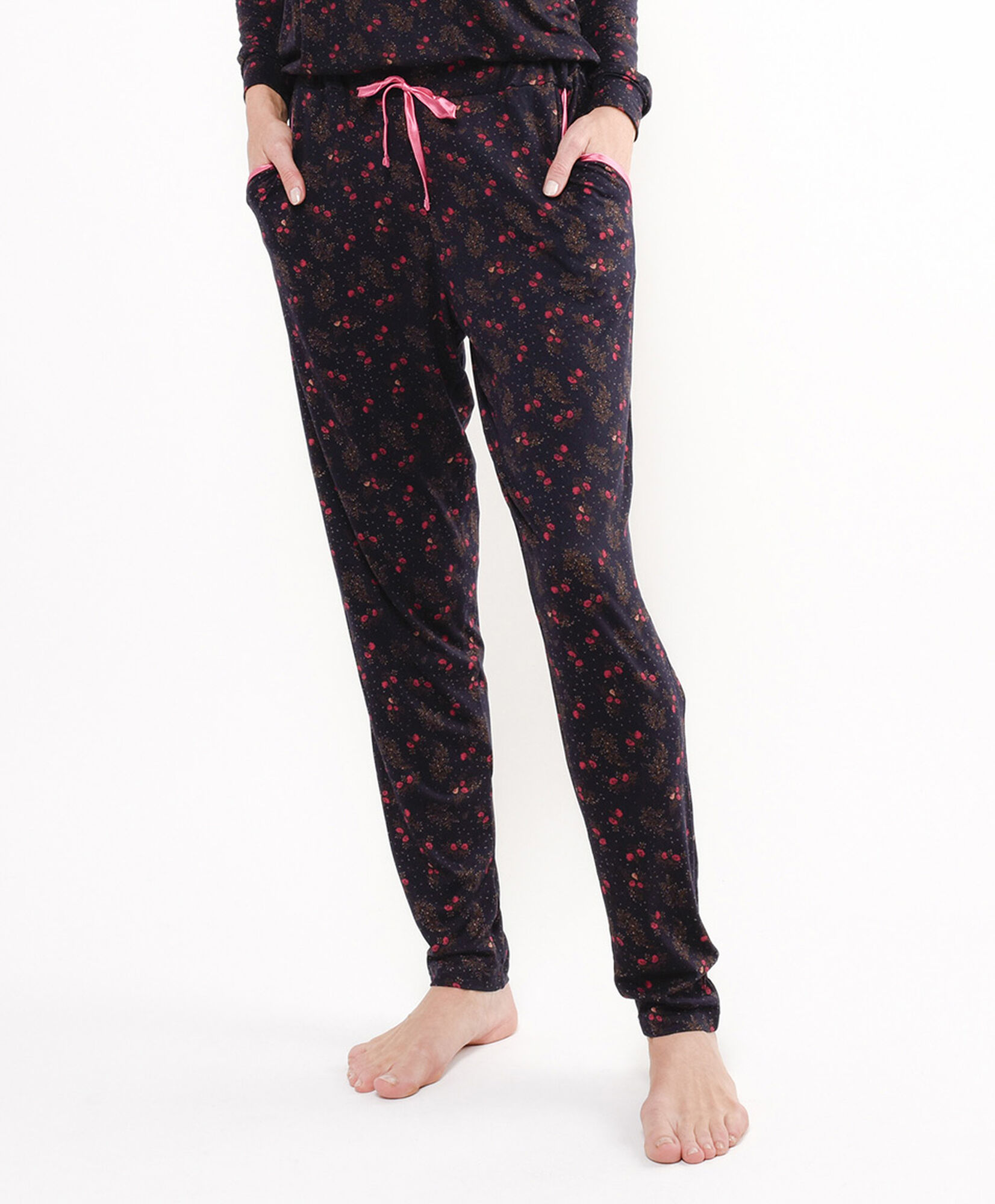 Pijama mujer bolsillos floreado Pijama mujer bolsillos floreado