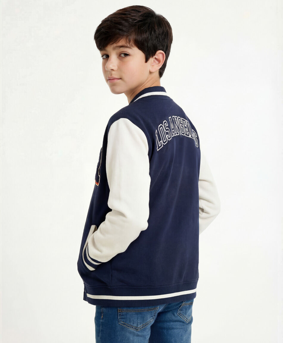 Chaqueta ni&ntilde;o tipo b&eacute;isbol cl&aacute;sica