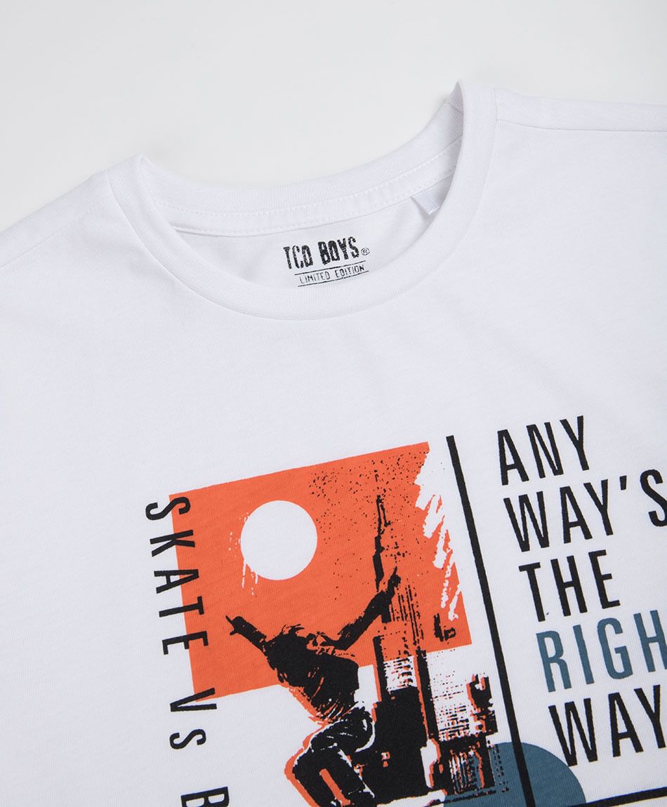 Polera ni&ntilde;o skate bicicleta