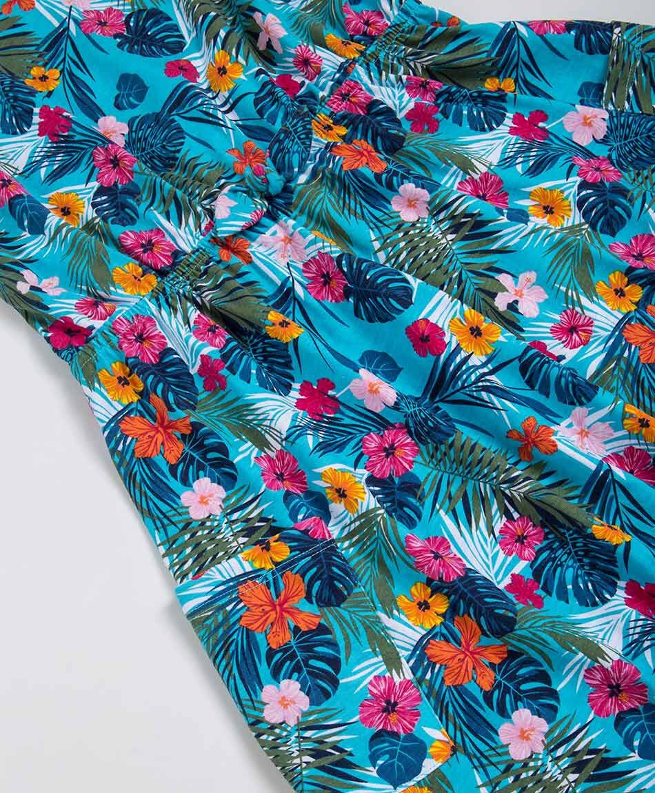 Vestido ni&ntilde;a tropical