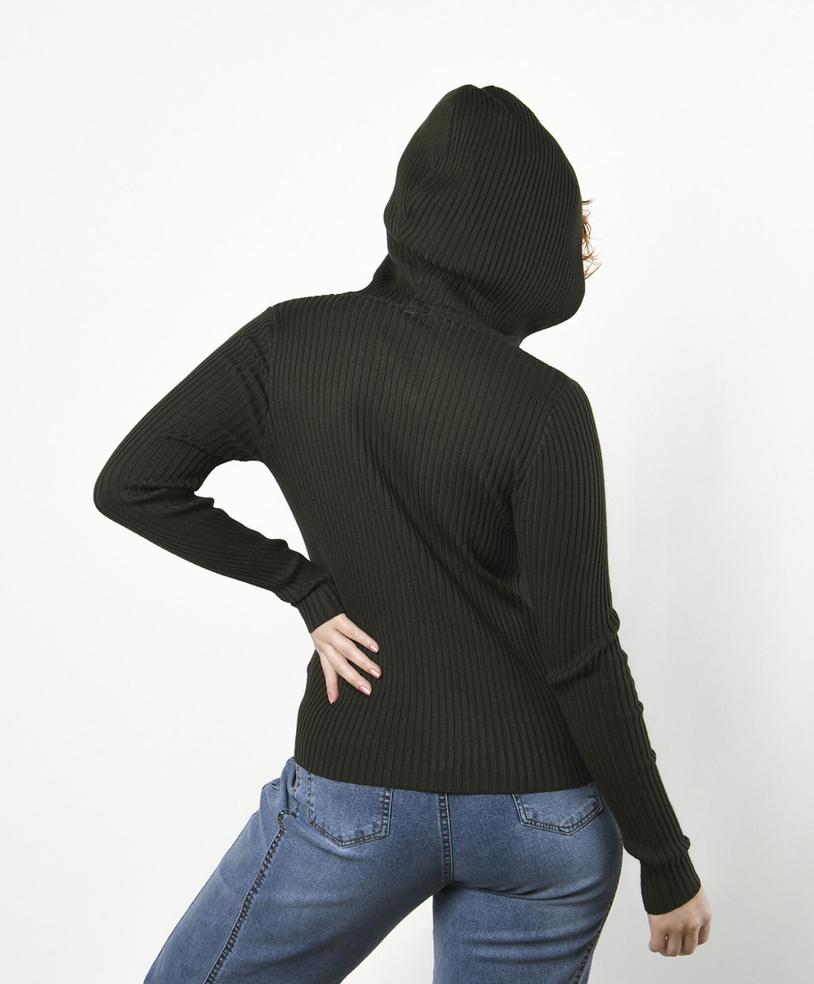 Cardigan mujer gorro ajustado Cardigan mujer gorro ajustado