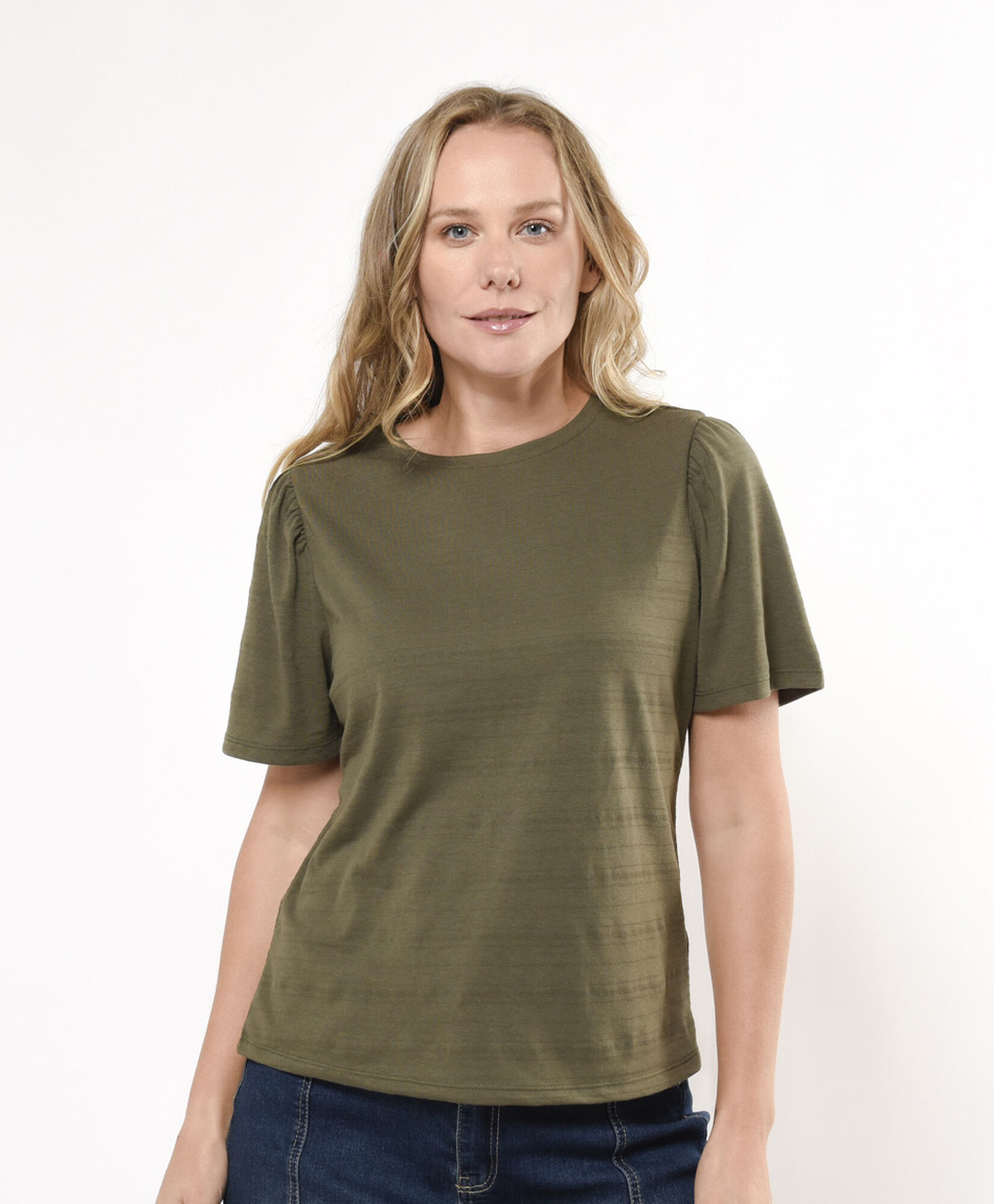Polera mujer textura líneas Polera mujer textura líneas