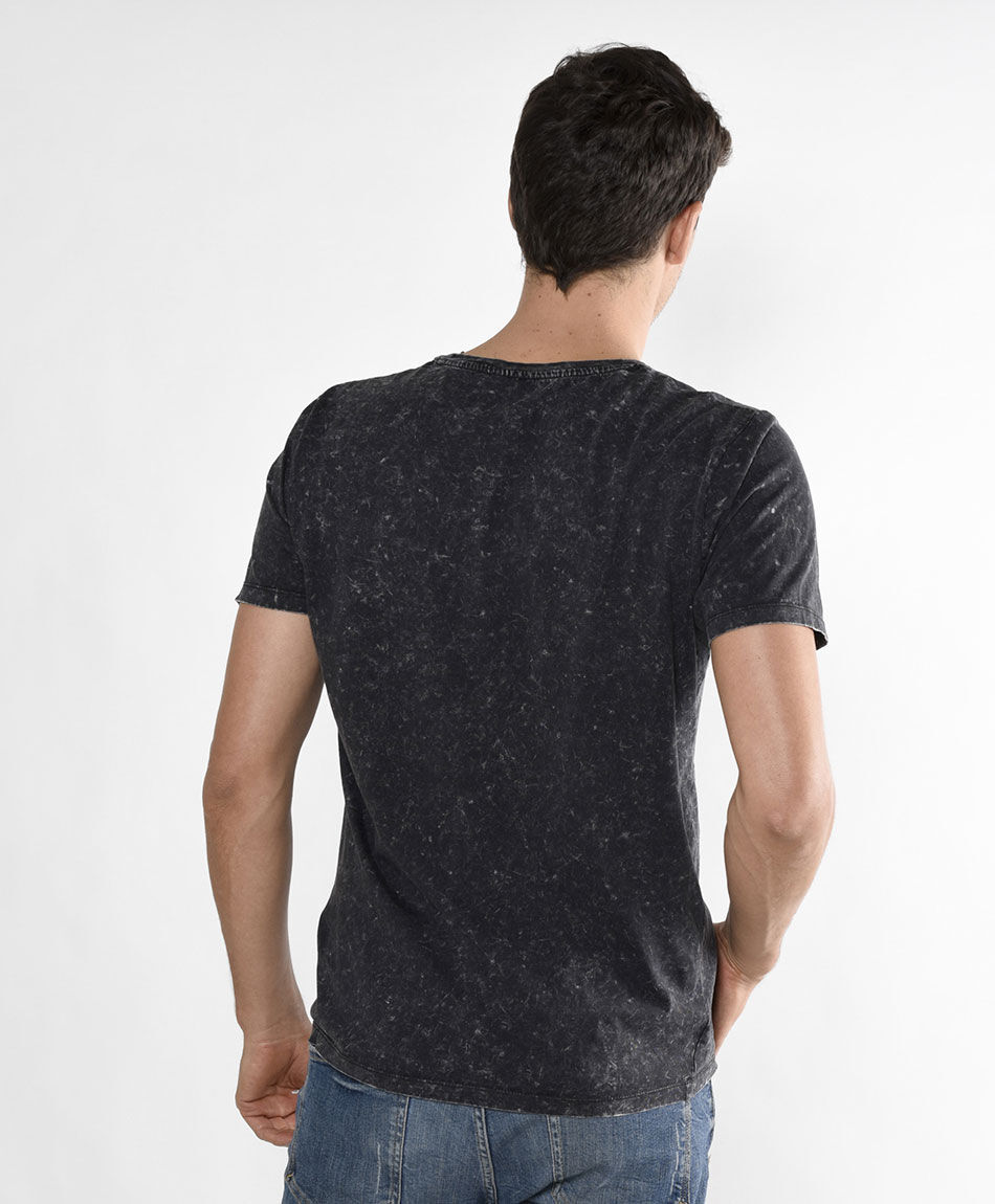 Polera manga corta cuello redondo