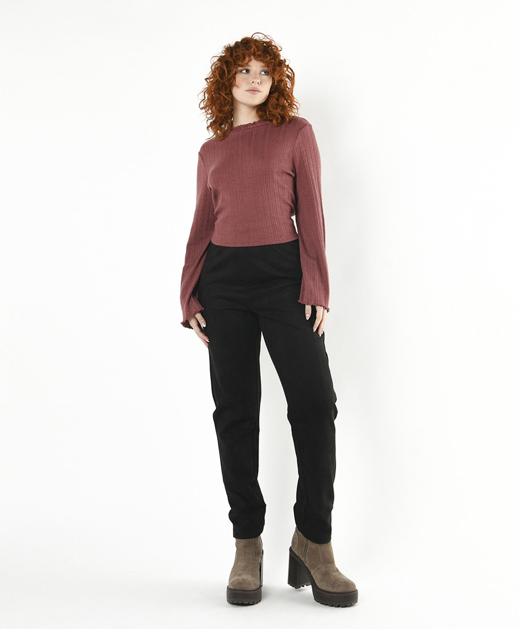 Leggins mujer suede negro Leggins mujer suede negro