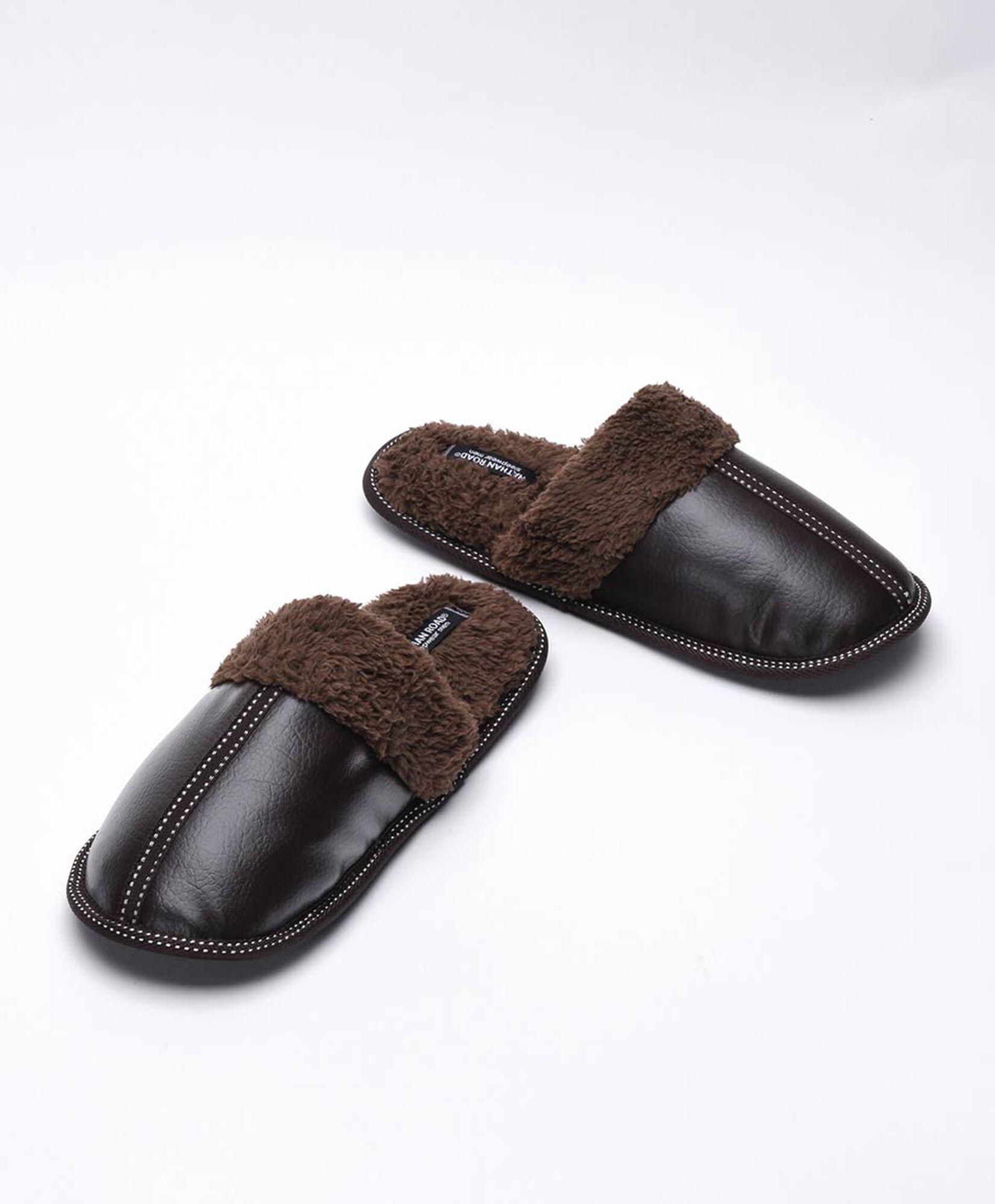 Pantufla hombre chiporro café Pantufla hombre chiporro café