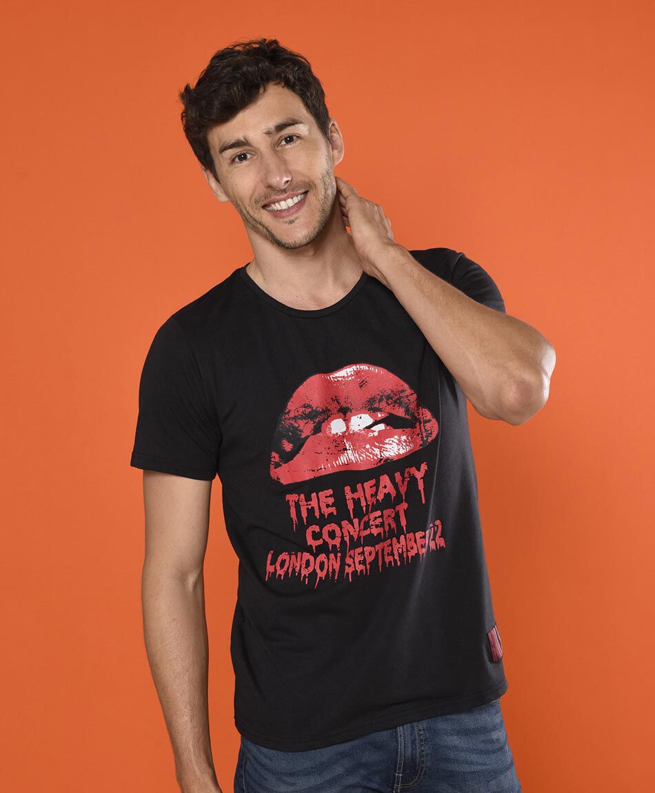 Polera manga corta cuello redondo