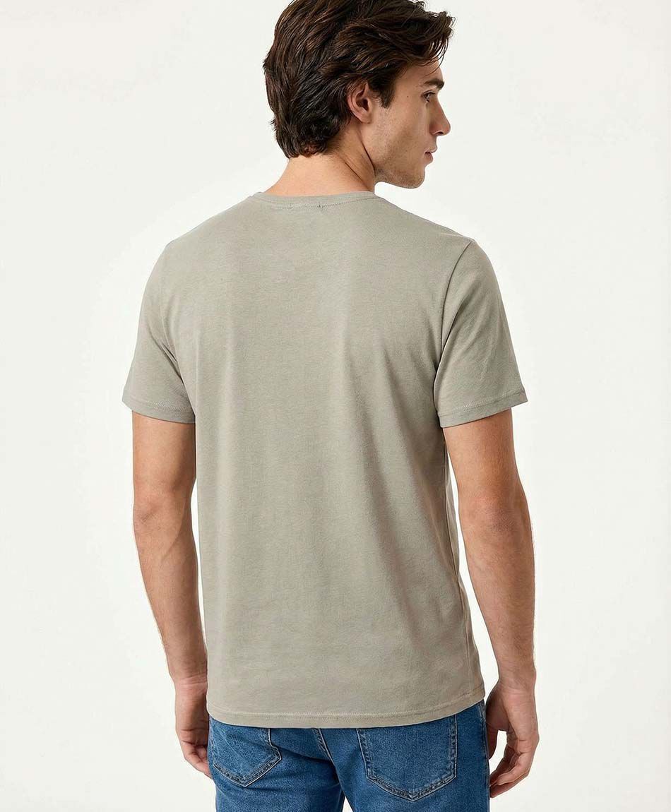 Polera hombre lisa manga corta