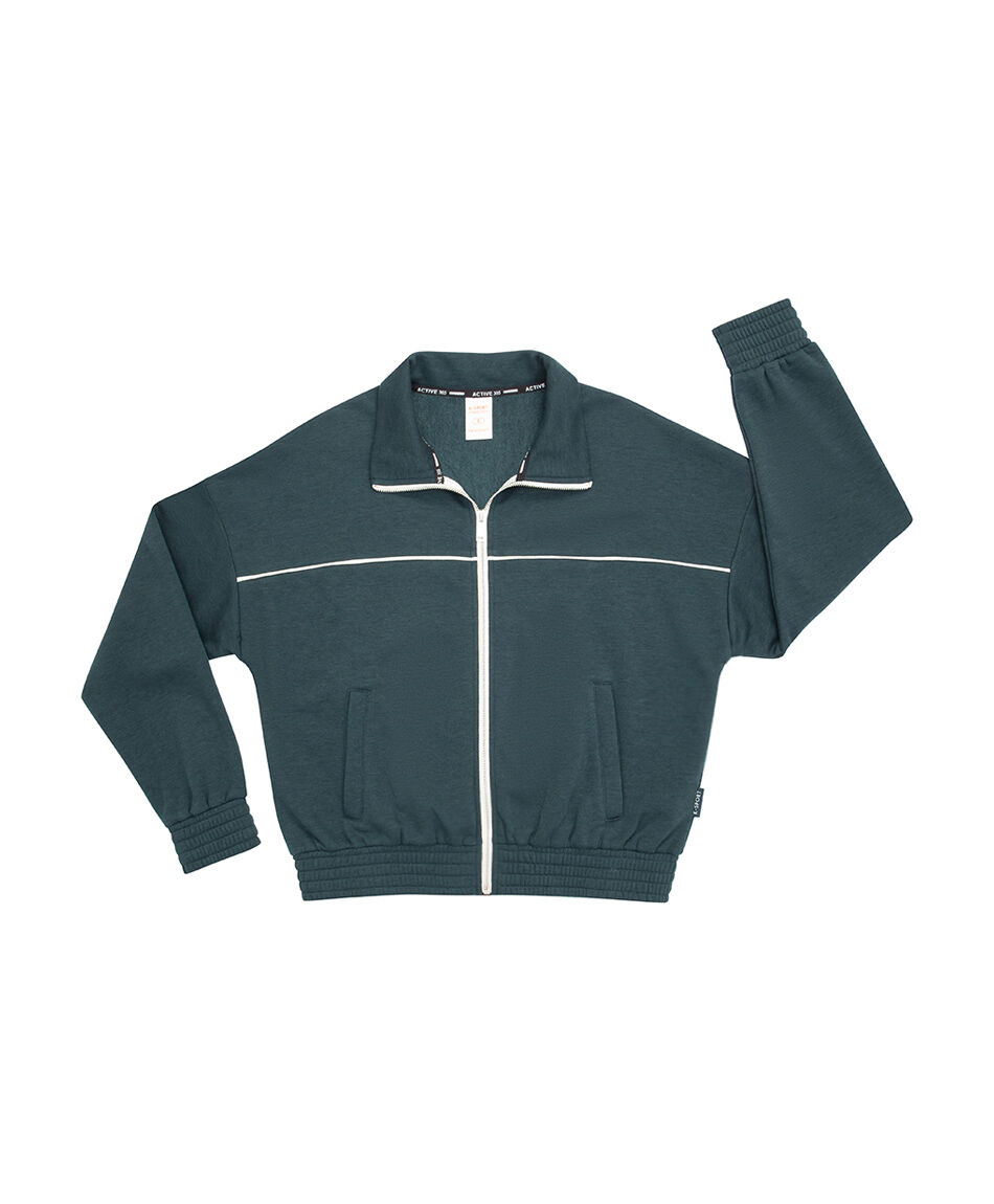 Poler&oacute;n deportivo mujer linea white