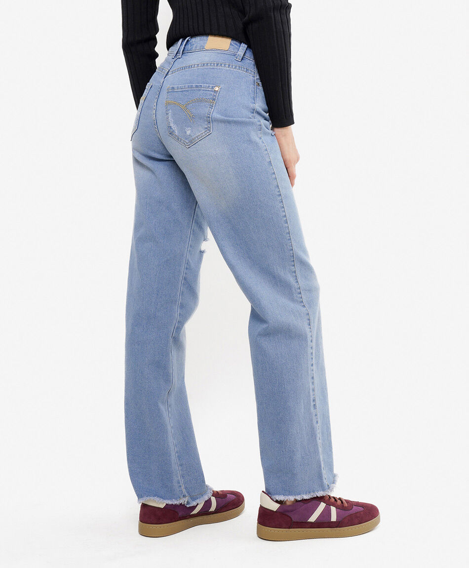 Jeans mujer wide leg