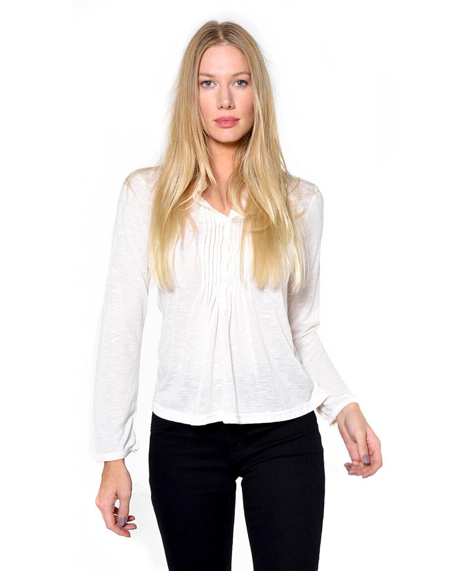 Blusa bordado mostacilla