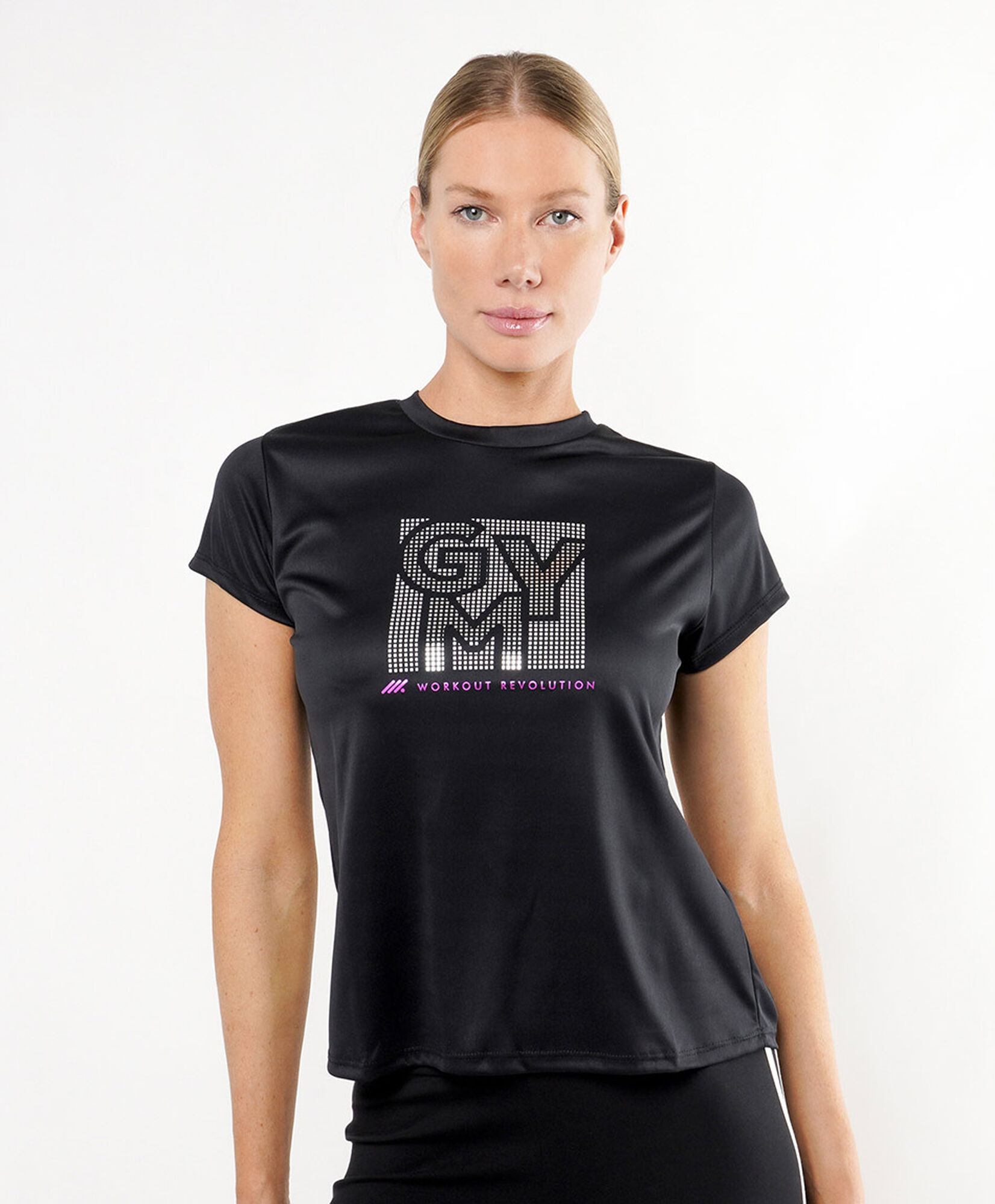 Polera deportiva mujer texto gym Polera deportiva mujer texto gym
