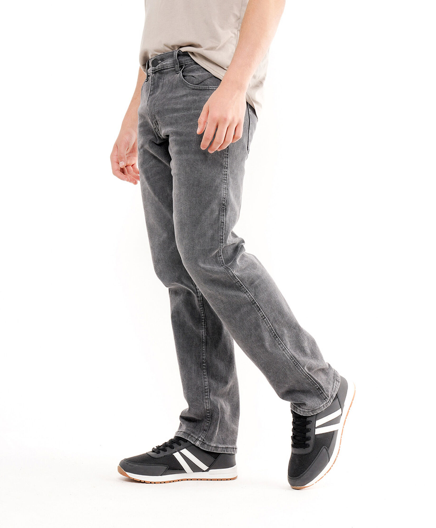 Jeans hombre gris casual Jeans hombre gris casual