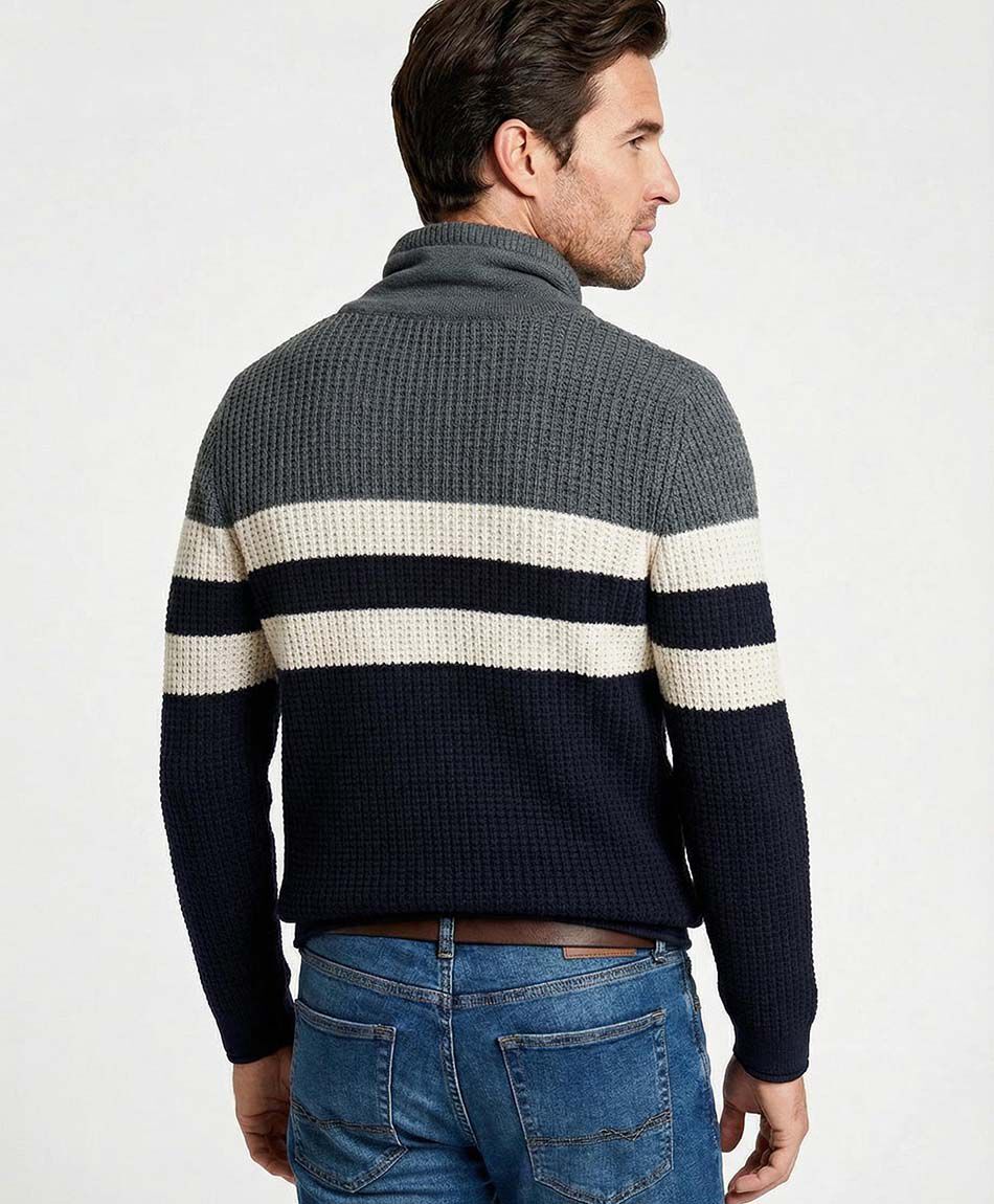 Sweater hombre smock navy