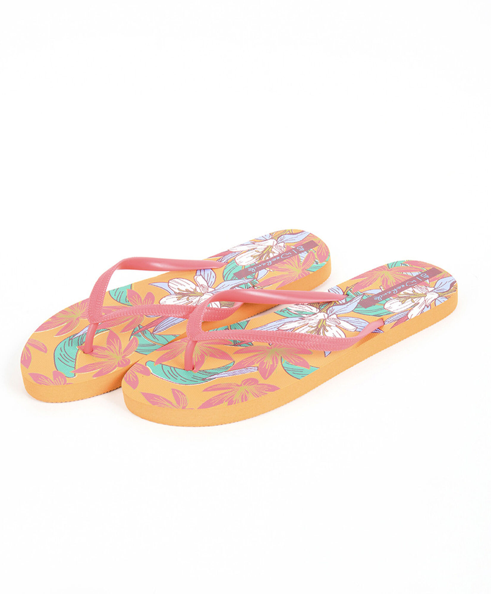 Hawaiana mujer floreada naranja Hawaiana mujer floreada naranja