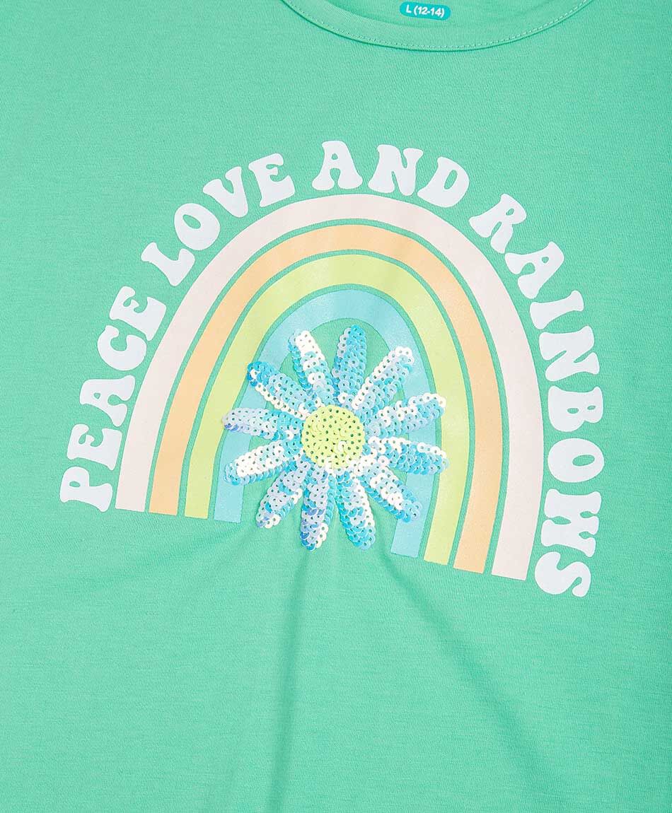 Polera ni&ntilde;a rainbow