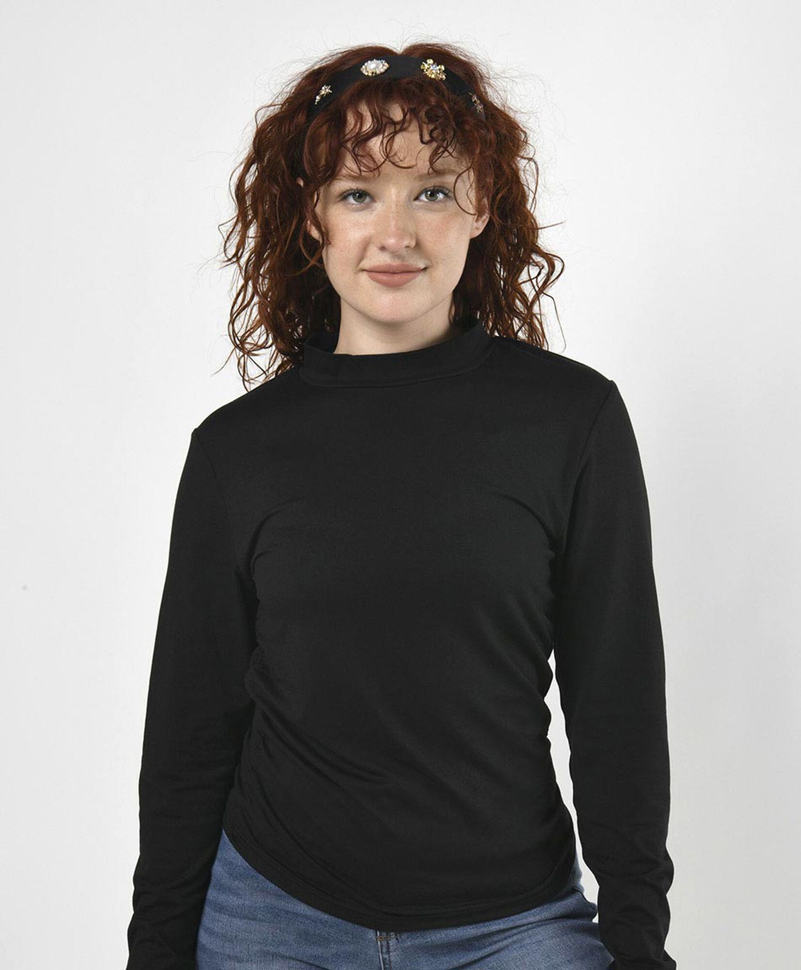 Polera mujer recogida lateral Polera mujer recogida lateral