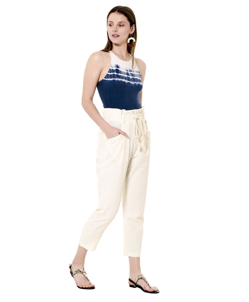 Pantalon tiro alto
