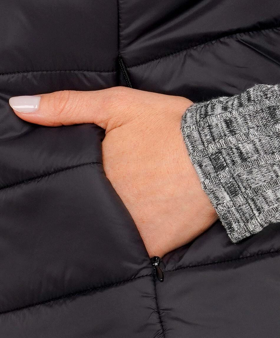 Parka mujer sin mangas costuras