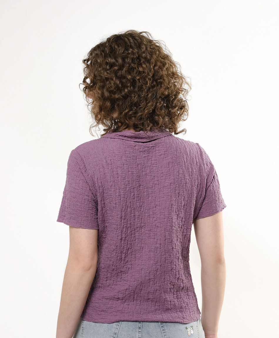 Blusa mujer texturas