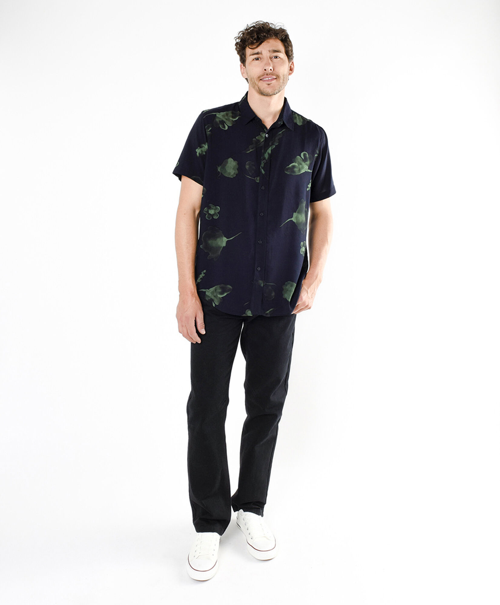 Camisa hombre hojas Camisa hombre hojas