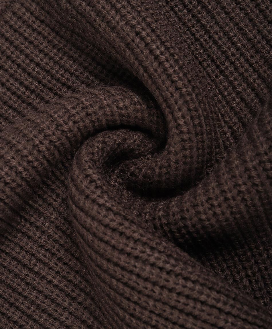 Sweater hombre cierre medio texturizado