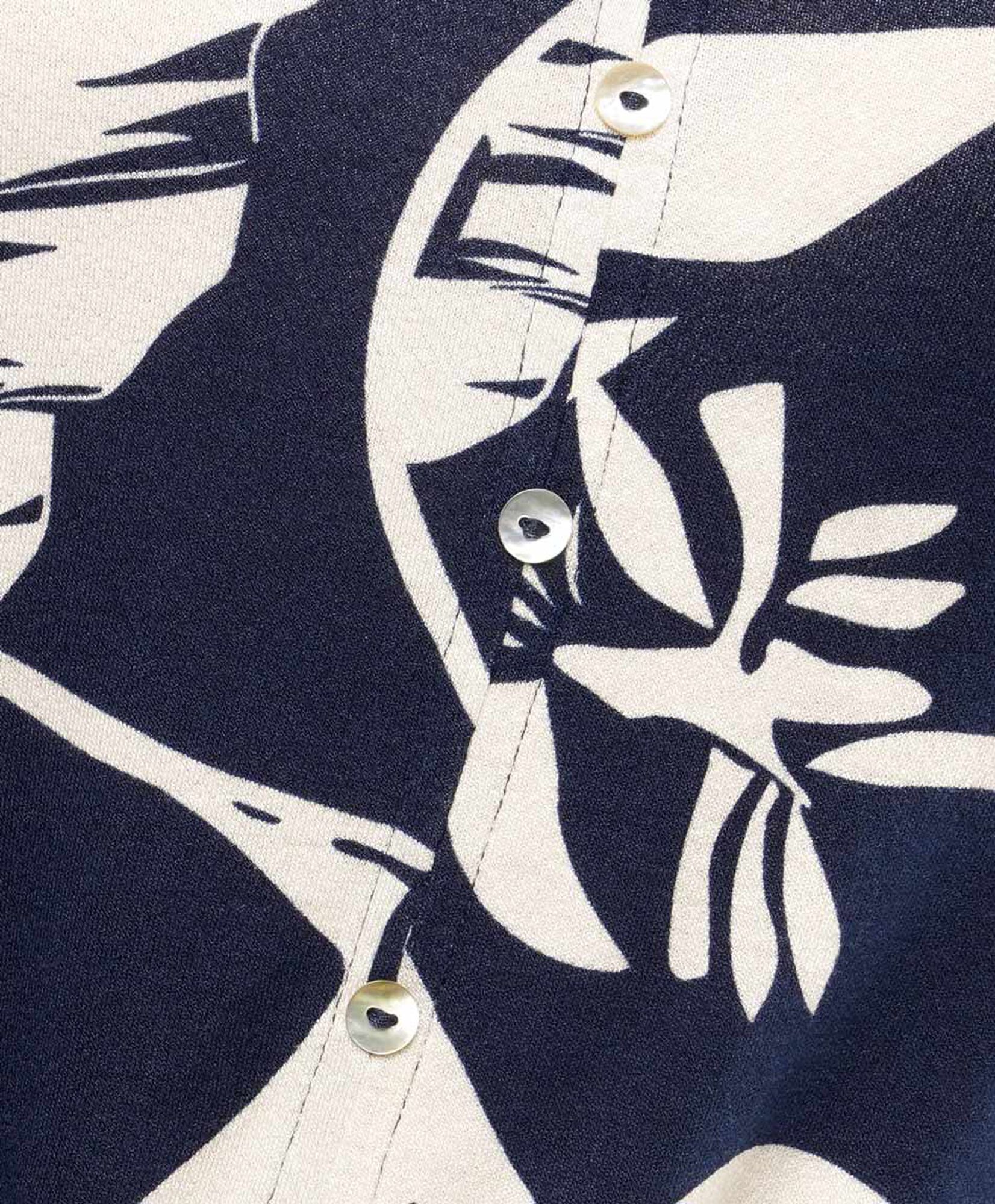 Polera mujer tropical botones Polera mujer tropical botones