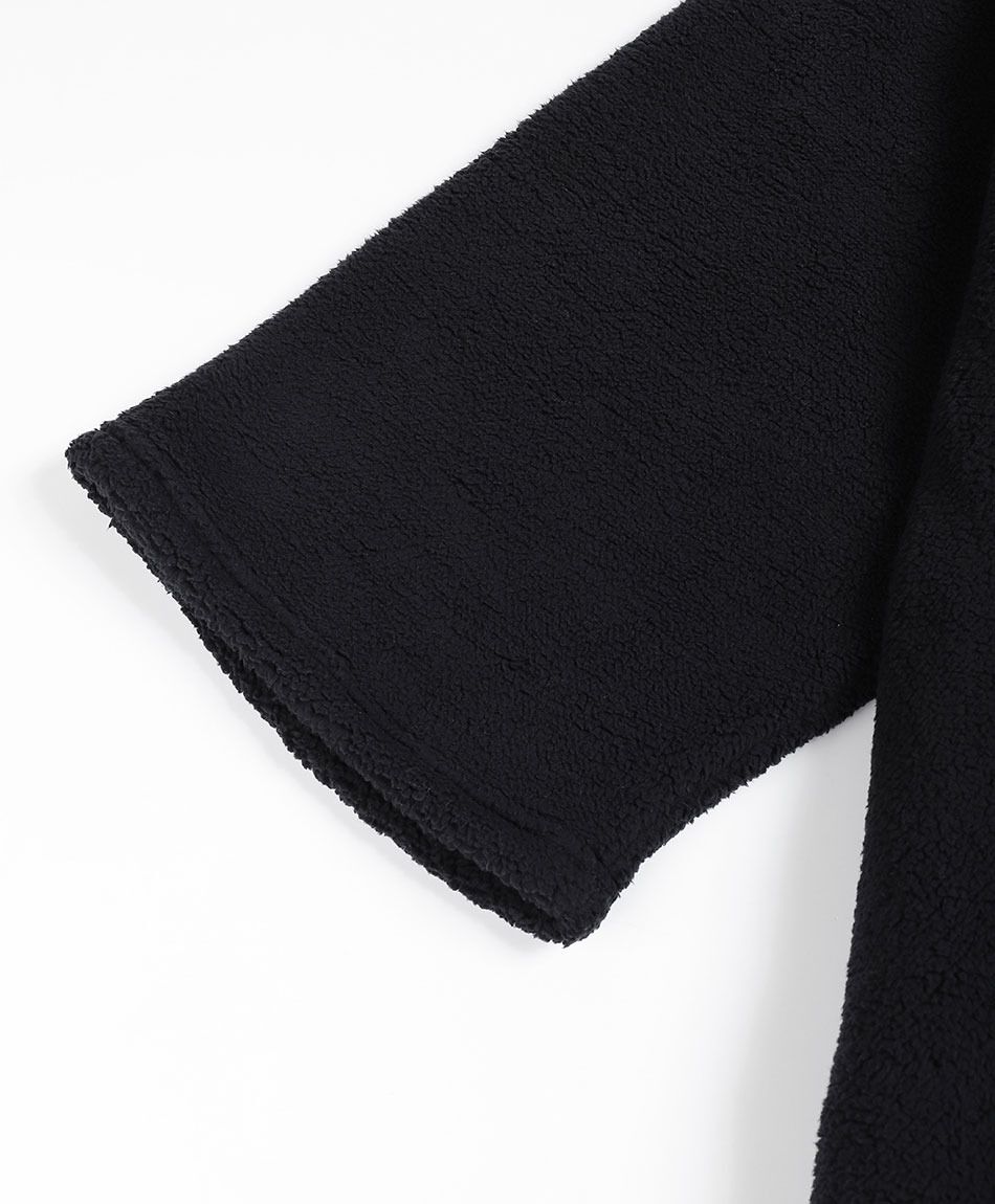 Poler&oacute;n manta mujer negro