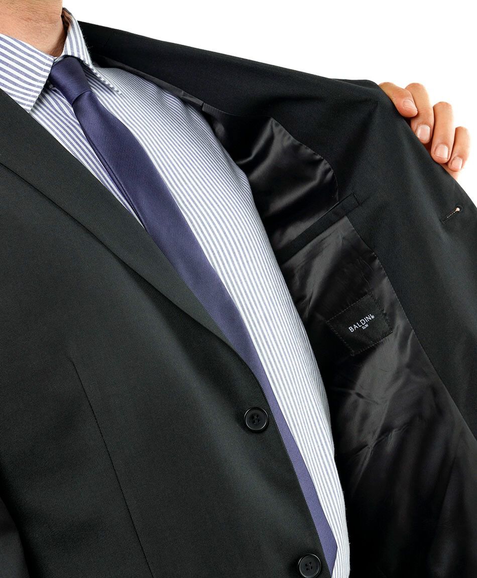 Chaqueta de vestir hombre negra