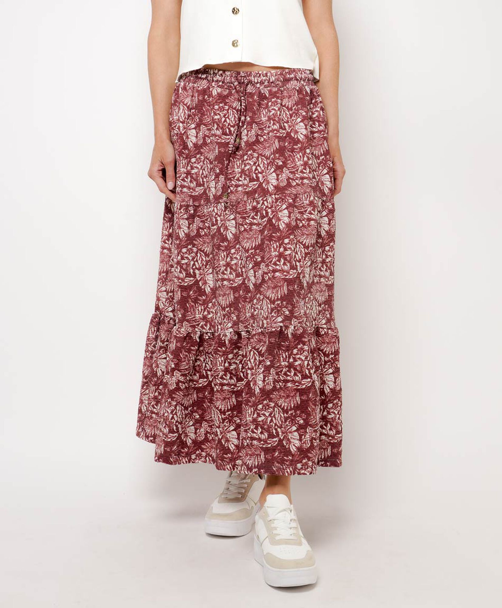 MAXI FALDA ESTAMPADA MAXI FALDA ESTAMPADA