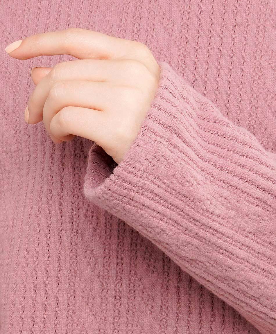 Sweater mujer trencitas