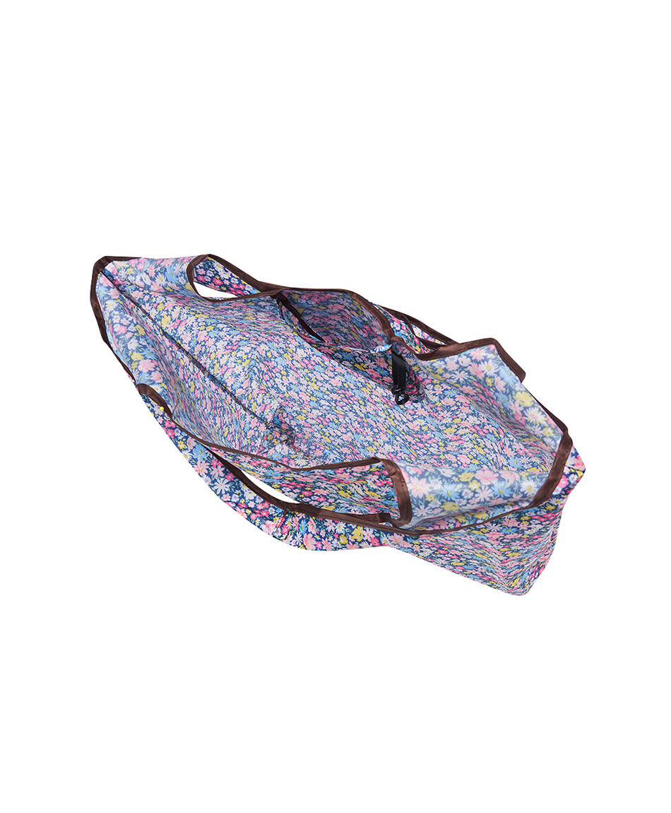 Bolsa compra floreada