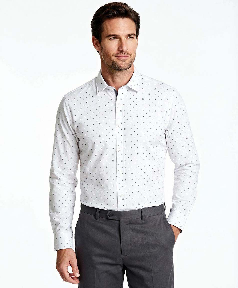 Camisa hombre manga larga onix blue