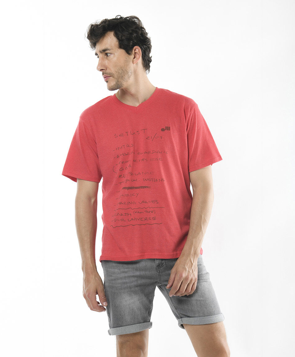 Bermuda hombre denim desgastado