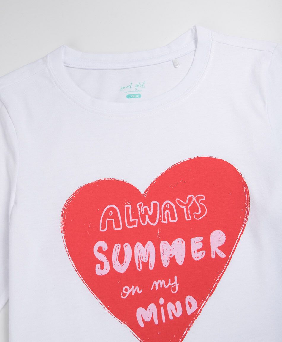 Polera ni&ntilde;a coraz&oacute;n summer