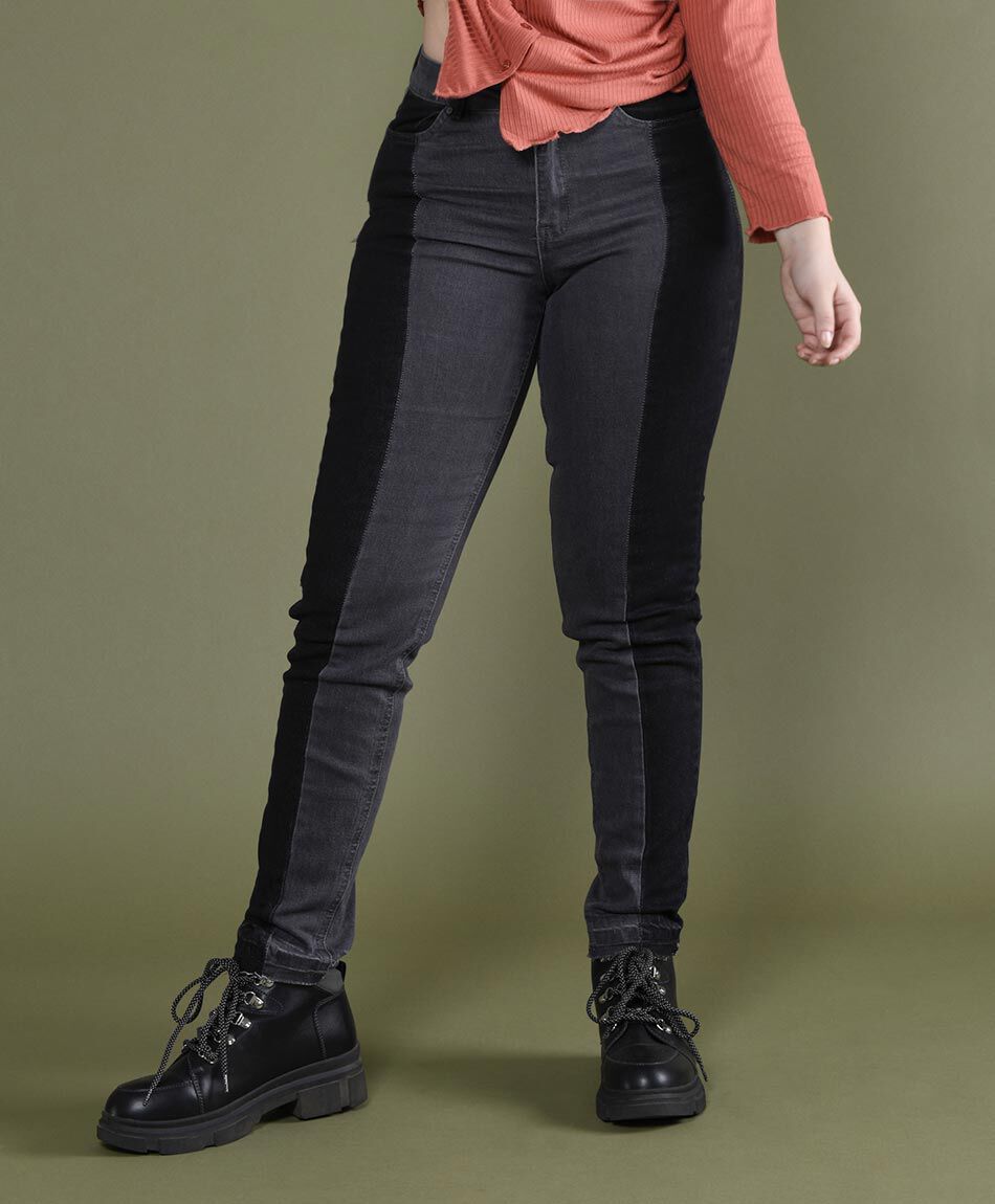 Jeans bicolor