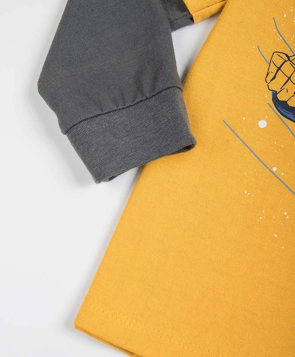 Polera beb&eacute; estampado super hero