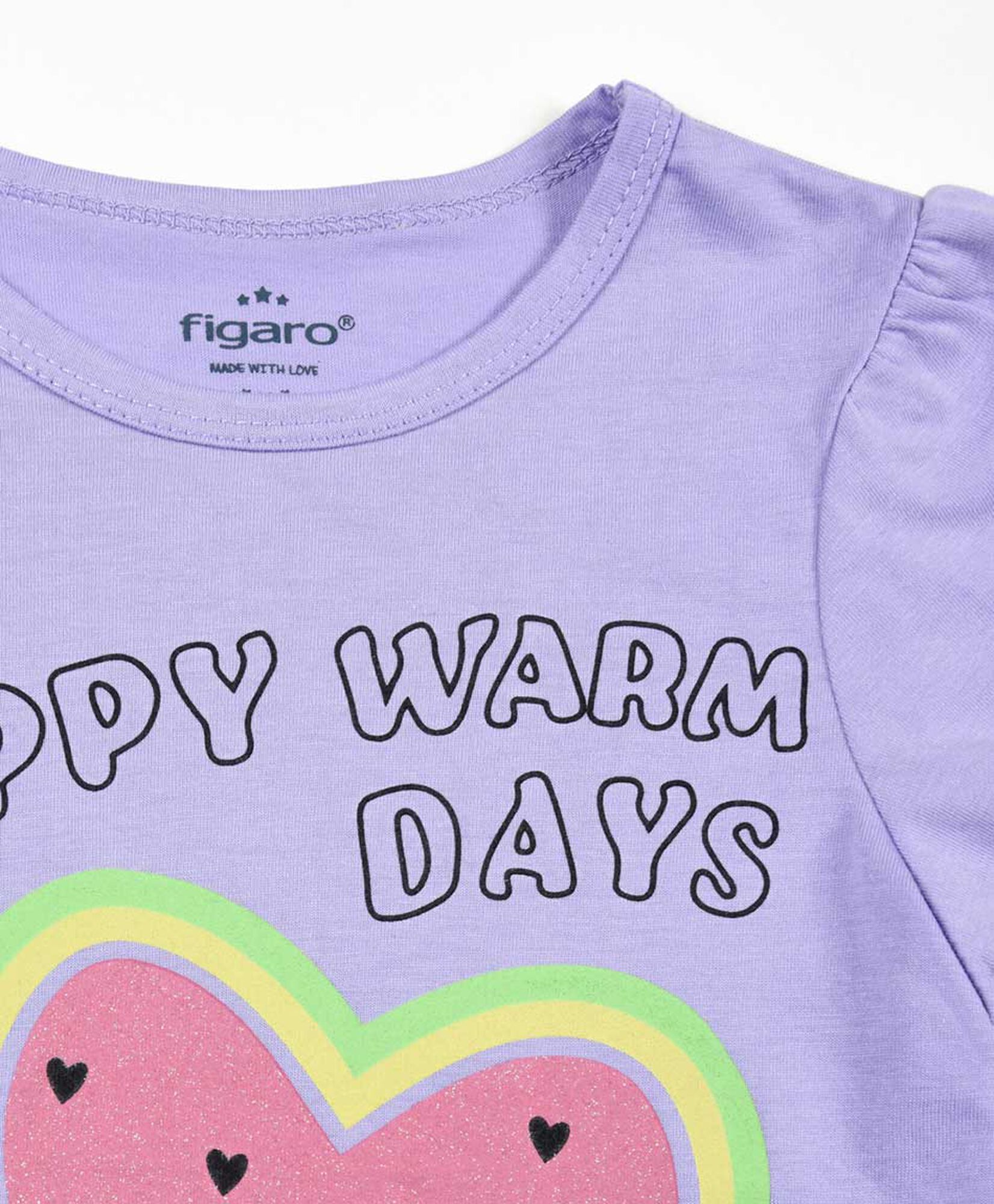Polera bebé corazón colores Polera bebé corazón colores